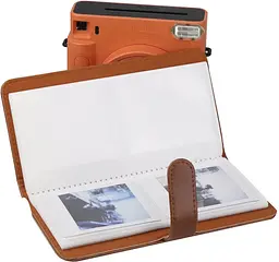 Фотоальбом для Fujifilm Instax Square на 80 фото, коричневий  +Чохол для фотоапарата Fujifilm Instax Square SQ1 Прозорий В Подарунок - мініатюра 6