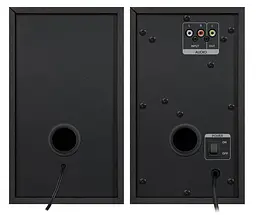 Колонки 2.0 Defender Aurora S40 Black 40 Вт 3.5 мм регулятор гучності дерев'яний корпус (65240) - мініатюра 2