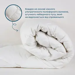 Ковдра FRIENDLY ТЕП ЛЕБЕДИНИЙ ПУХ тік, 200x210 см (1-02599_00000) - мініатюра 2