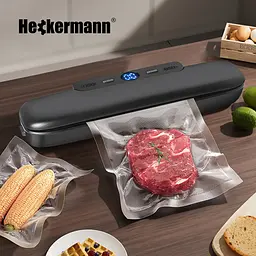 Вакуумний пакувальник Heckermann JL-VS8808 + плівка 20x600 см - мініатюра 2