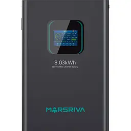 Акумулятор Marsriva LiFePO4 24 В (25.6 В/314 А·год/8038 Вт·год) (MR-LBP24-314-WMT) [175558]