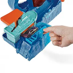 Ігровий набір Hot Wheels Зміни колір Голодна Акула-робот (GJL12) - мініатюра 4