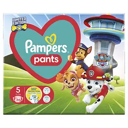 Підгузки-трусики Pampers Pants Щенячий патруль, 5 (12-17 кг), 66 шт.