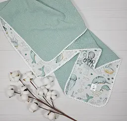 Дитячий плед 80х100 a.l.babybox Морські мешканці
