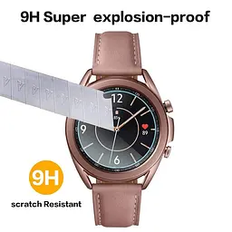 Загартоване скло для годинника VSKEY для Samsung Galaxy Watch 3 45 мм, діаметр 34 мм - мініатюра 3