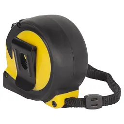 Рулетка обгумована Compact двостороннє полотно/зачіп 5м×19мм SIGMA (3814631) - мініатюра 4
