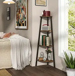 Етажерка Costway Leo кутова в стилі Loft - мініатюра 6