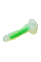 Фалоімітатор Radiant Glow In The Dark Soft 17.5 см зелений - мініатюра 11