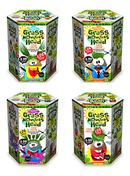 Набір креативної творчості Grass Monsters Head, російською, Danko Toys - мініатюра 2