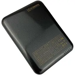 Зовнішній павербанк Remax 5000 mAh 20W RPP-509 MagSafe зі швидкою зарядкою PD+QC USB-C, Чорний - мініатюра 4