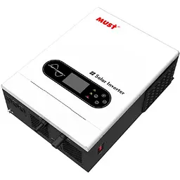 Гібридний інвертор Must PV18-6048ECO 6000W, 48V, струм заряду 100A, 170-280V, MPPT (100А, 60-360 Vdc), 318×454×122.5 мм 9 кг - мініатюра 3
