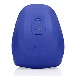 Мастурбатор з вібрацією Loveline Vibrating And Pulse Wave Stroker синій - мініатюра 3