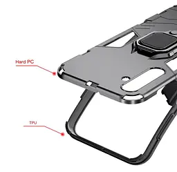Чохол бампер Primolux Ring Armor для Samsung Galaxy S23 (SMS911) Black - мініатюра 5