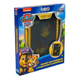 Планшет для малювання Paw Patrol KH73/001L KIDS HITS LCD екран 8,5”, трафарет, наклейки, в коробці (4897126754841)