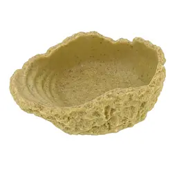 Поїлка та миска для купання Hobby Drinking Bowl M ochre 150мл. 14x11x5см (36277) - мініатюра 2