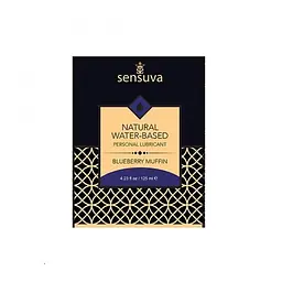 Пробник Sensuva - Natural Water-Based Blueberry Muffin - лубриканта на водній основі, 6 мл