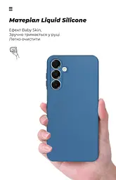 Чехол ArmorStandart ICON для Samsung A16 4G (A165) Camera cover Blue (ARM80131) - мініатюра 7