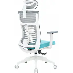 Офісне крісло OfficePro Balance OC550-W-DG-BL White/Dark Gray/Blue [148646] - мініатюра 4