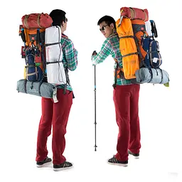 Рюкзак туристичний Naturehike NH70B070-B, 70 л + 5 л, блакитний - мініатюра 16