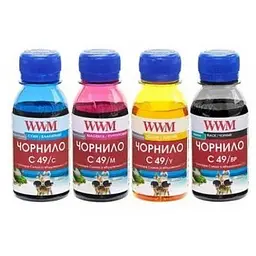 Чорнило WWM CANON GI-490 100г*4 (BP/C/M/Y) (C49SET4-2)