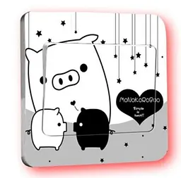 Наклейка на вимикач - 9*9 см
