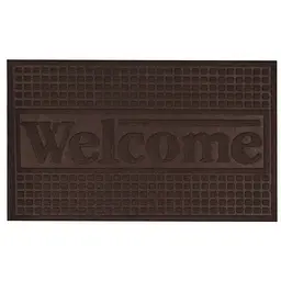 Килимок придверний Eco Fabric Welcome без кромки коричневий 45 х 75 см (4575-012) - мініатюра 3