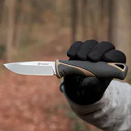 Ніж Ganzo G807-DY з ножнами бежевий - мініатюра 12