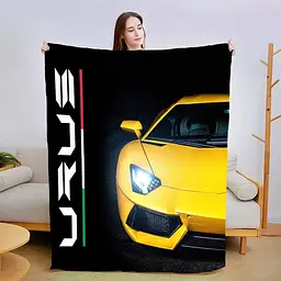 Плед 3D плюшевий Lamborghini Urus №2 160х200 см