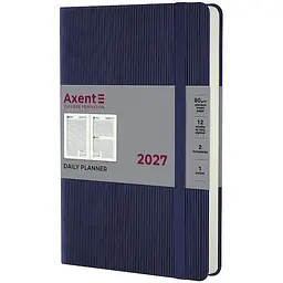 Щоденник Axent 2027 Partner Lines 145x210 мм синій (8815-27-02-A)