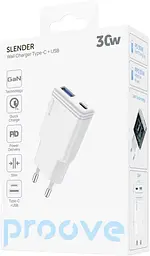 Зарядний пристрій Proove Slender Type-C + USB 30W white (WCSL30110002) - мініатюра 5