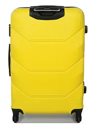 Валіза велика L Madisson Snowball 32303 пластикова 105л Жовтий - мініатюра 3
