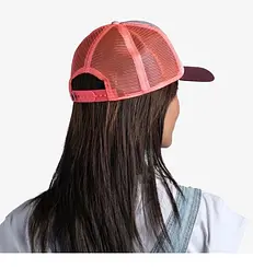 Кепка Buff Trucker Cap, Derama Multi L/XL Рожевий-Бордовий - мініатюра 4