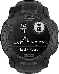 Смарт-годинник Garmin Instinct 3 50mm Solar Tactical Edition Black with Black Band (010-02935-50/90) - мініатюра 2