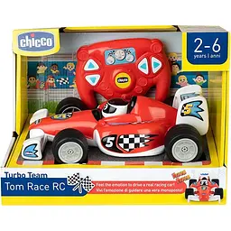 Машинка на радіокеруванні Chicco Гонщик Том червона (11333.00) - мініатюра 8