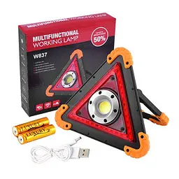 Знак аварійний з LED RED 2x18650/4xAA/ЗУ microUSB - мініатюра 3