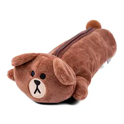 Шкільний пенал Yes м'який Line Friends Brown
