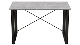 Письмовий стіл Ferrum-decor Драйв 750x1200x700 Чорний метал ДСП Бетон 32 мм (FRD-103386) - мініатюра 2