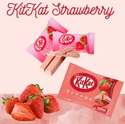 Шоколадні міні-батончики KitKat Yokubari Double Chocolates Strawberry Original 10шт х 11.3г - мініатюра 3