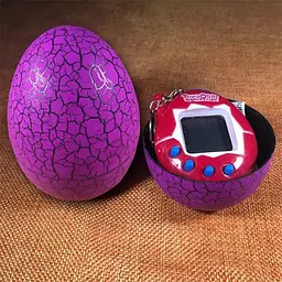 Іграшка-електронний вихованець UFT Eggshell Game Purple Тамагочі в яйці динозавра фіолетова - мініатюра 2