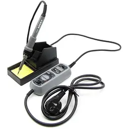 Паяльник WEP 908D з підставкою 65W, цифрова індикація, аналогове регулювання t 200-480 гр C, жало, з портативним блоком управління - мініатюра 2