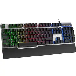 Клавіатура USB GamePro GK599 Stinger RGB Grey (GK599) UA - мініатюра 3