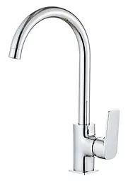 Змішувач для кухні Globus Lux Bonn GLB-0203S боковий латунь Хром - мініатюра 2