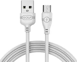 Кабель GOLF GC-63M Micro cable 1m White