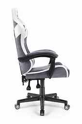 Комп'ютерне крісло Hell's Chair HC-1004 White-Grey (тканина) - мініатюра 4