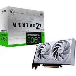 Відеокарта MSI GeForce RTX 5060 Ventus 2X OC 8G White (G5060-8V2CW) UA [133928]
