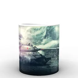 Кухоль GeekLand World of Tanks логотип WT.02.019 330 мл білий - мініатюра 2