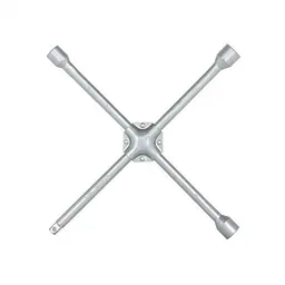 Ключ балонний хрестовий, укріплений, 1/2", 406×16 мм, 17×19×21 мм, INTERTOOL HT-1603 - мініатюра 2