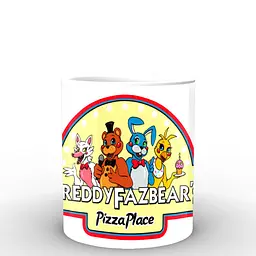 Кухоль GeekLand Five Nights At Freddys П'ять ночей з Фредді постер FN.02.018 330 мл білий - мініатюра 2