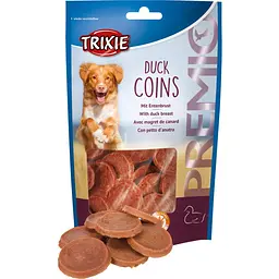 Ласощі для собак Trixie PREMIO Chicken Duck Coins 80 г (качка) - мініатюра 3
