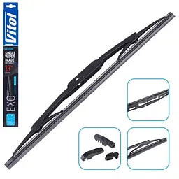 Щітка склоочисника каркасна VITOL EXO 13" (330 мм)